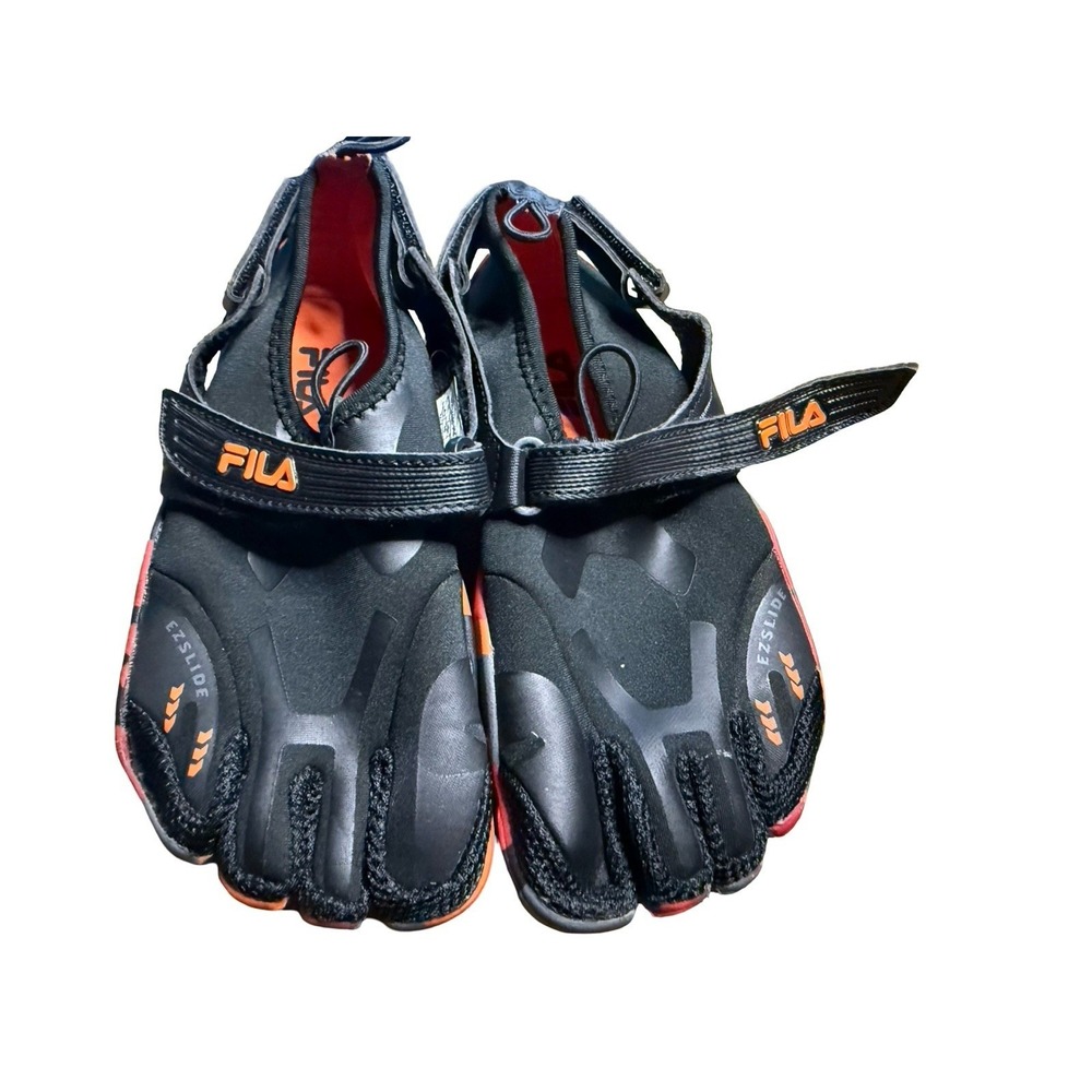 Fila‎ Skeletoes Kid's Water Shoes Size 4 Black/Red Sneakers